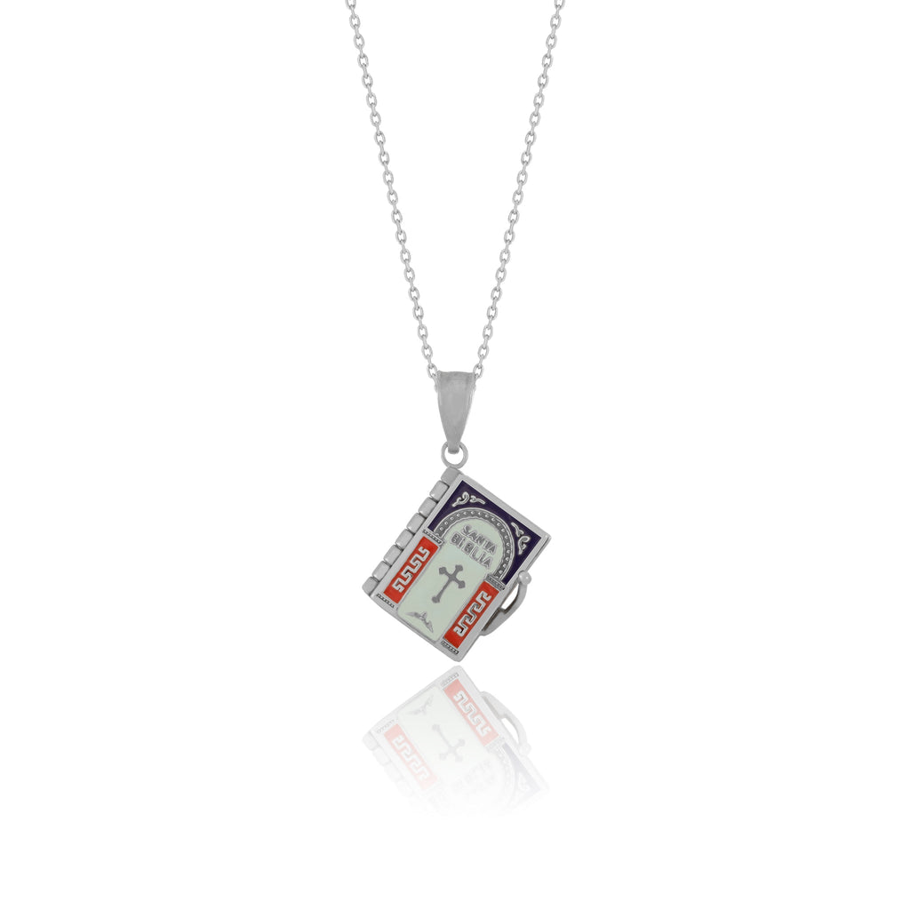 The Message Pendant | Padre Nuestro Inscribed