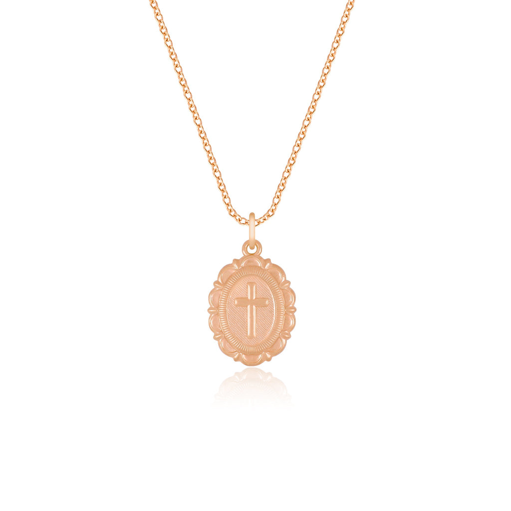 The Julia Cross Medallion Pendant