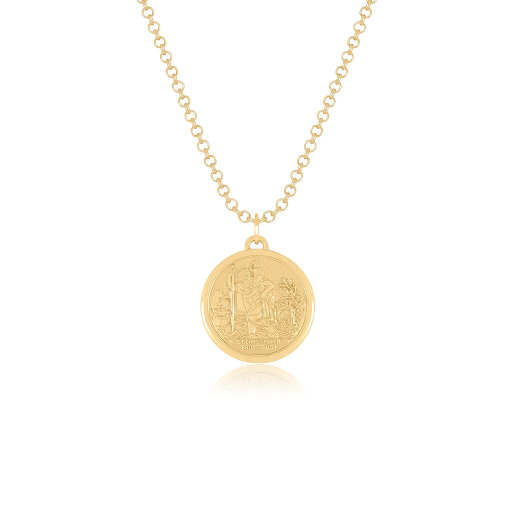 Saint Christopher Medal Pendant | Medium