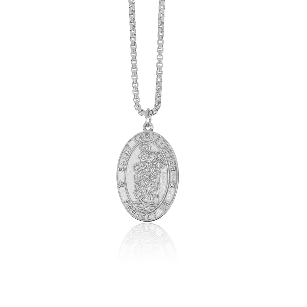 Saint Christopher Heartfelt Prayer Pendant