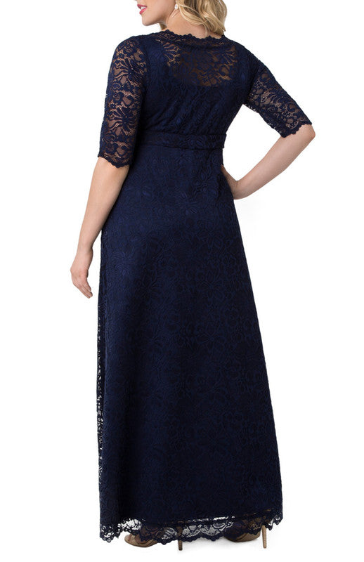 Leona Lace Gown - Plus