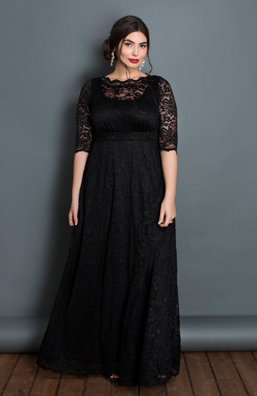 Leona Lace Gown - Plus