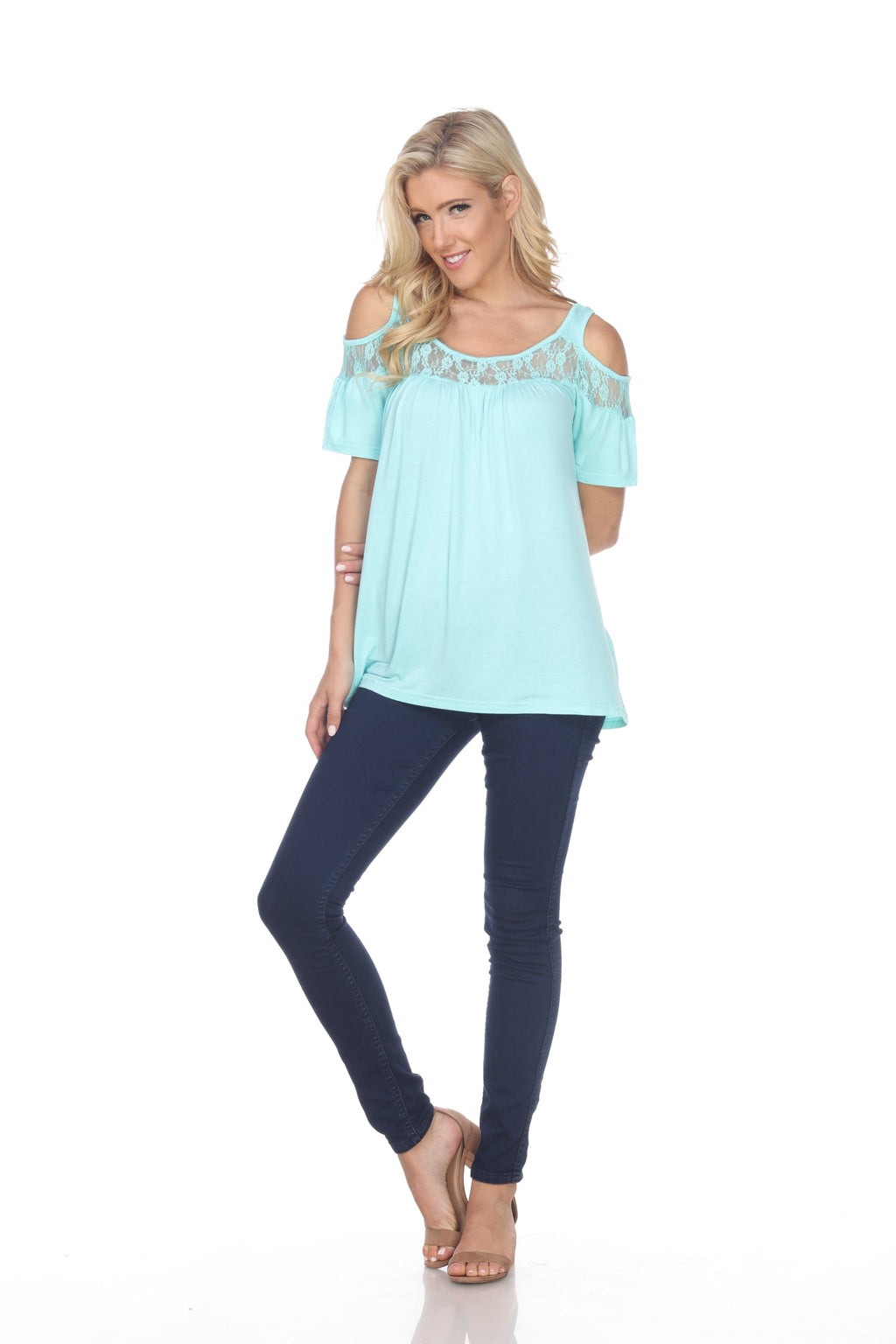 White Mark Women's Bexley Tunic Top (7 Colors Available)