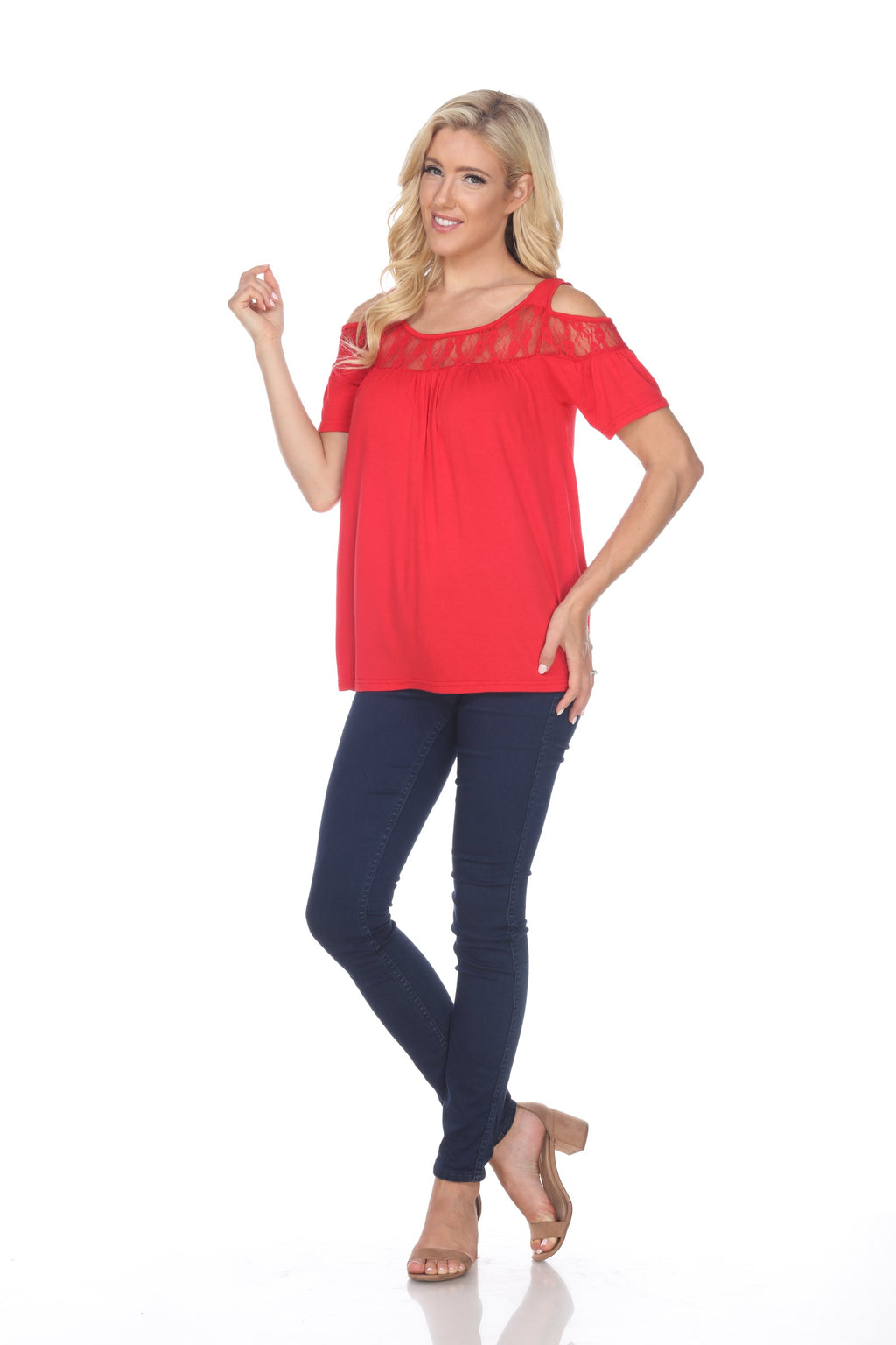 White Mark Women's Bexley Tunic Top (7 Colors Available)