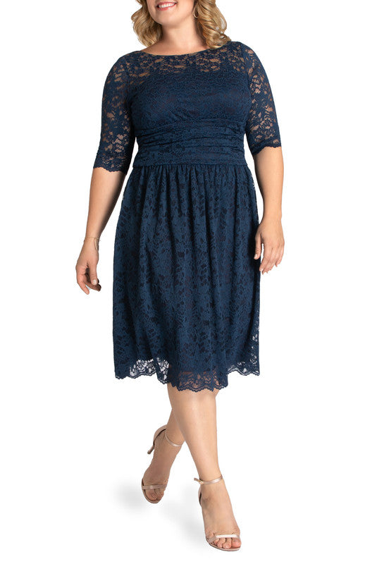 Luna Lace Dress - Plus