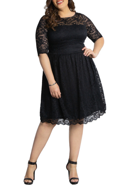 Luna Lace Dress - Plus