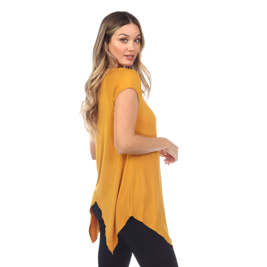 White Mark Women's Fenella Tunic Top (6 Colors Available)