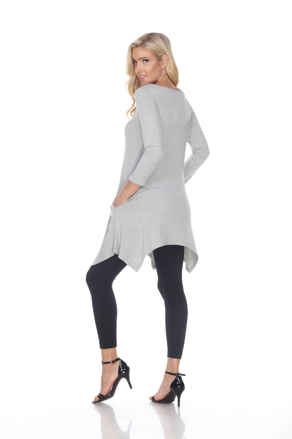 White Mark Women's Makayla Tunic Top (7 Colors Available)