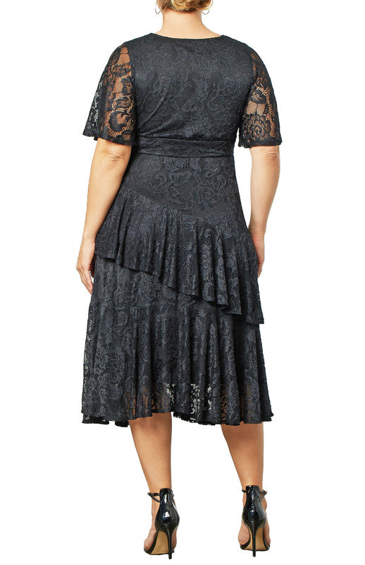 Lace Affair Cocktail Dress - Plus