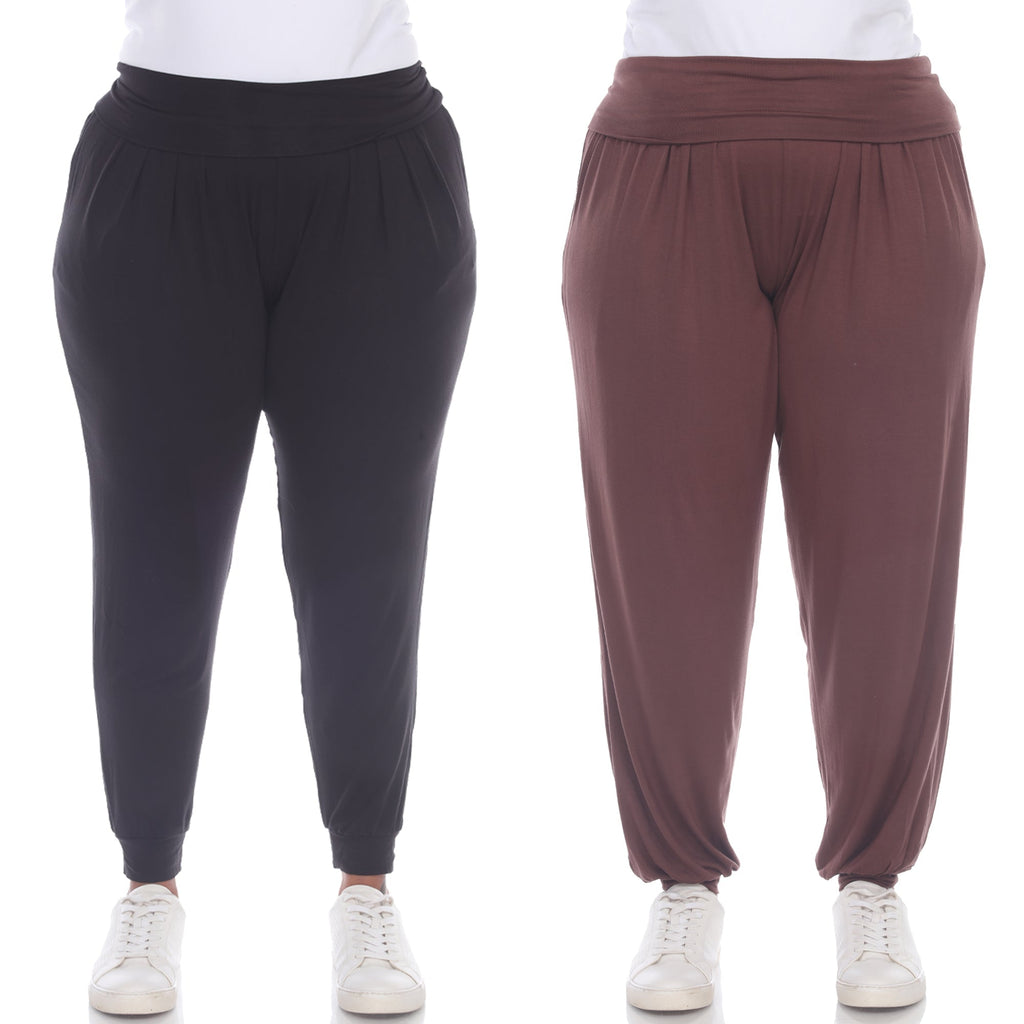 2 Pack Harem Pants - Plus