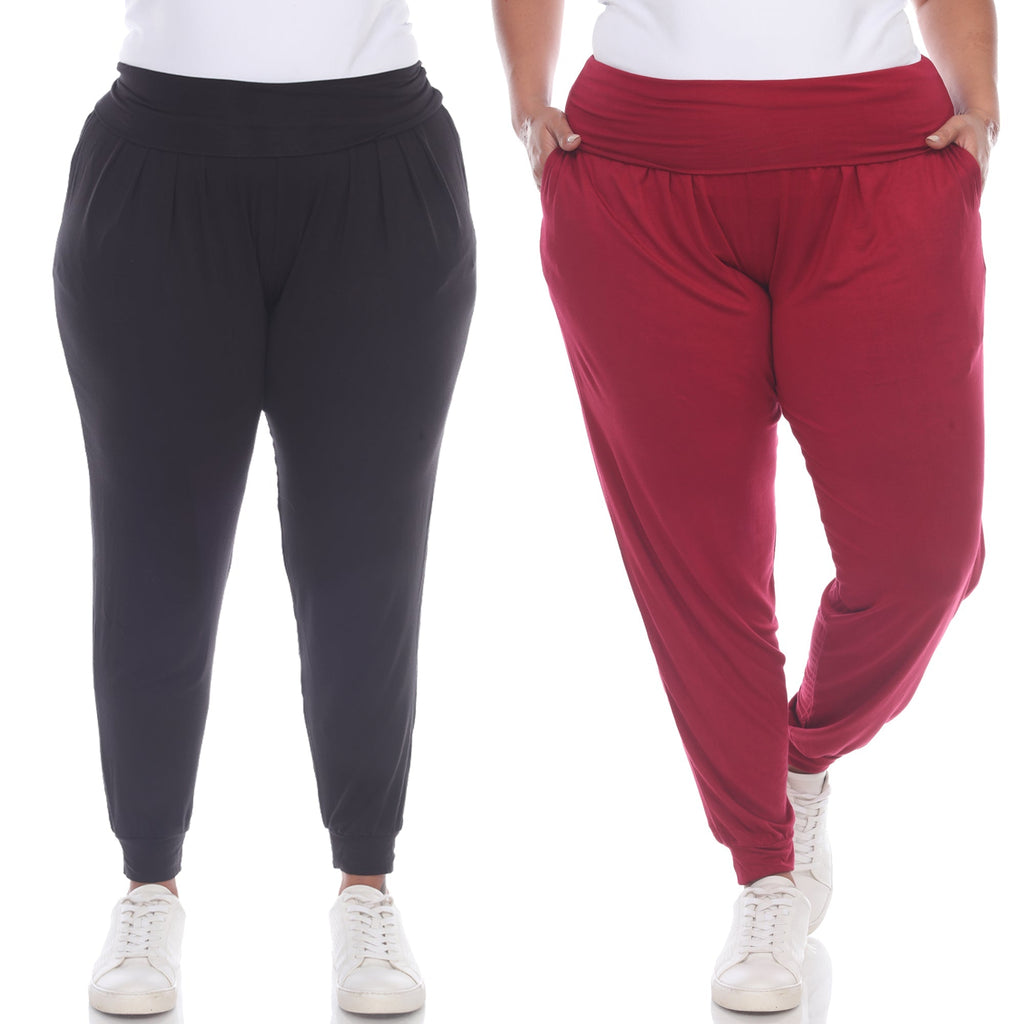 2 Pack Harem Pants - Plus