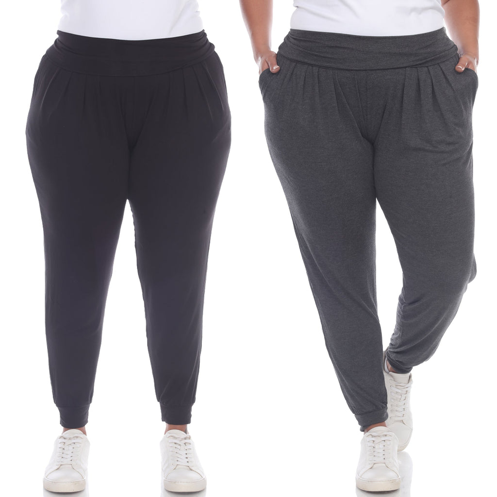 2 Pack Harem Pants - Plus