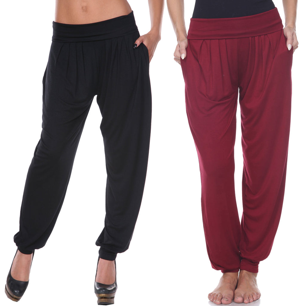 2-Pack Solid Harem Pants