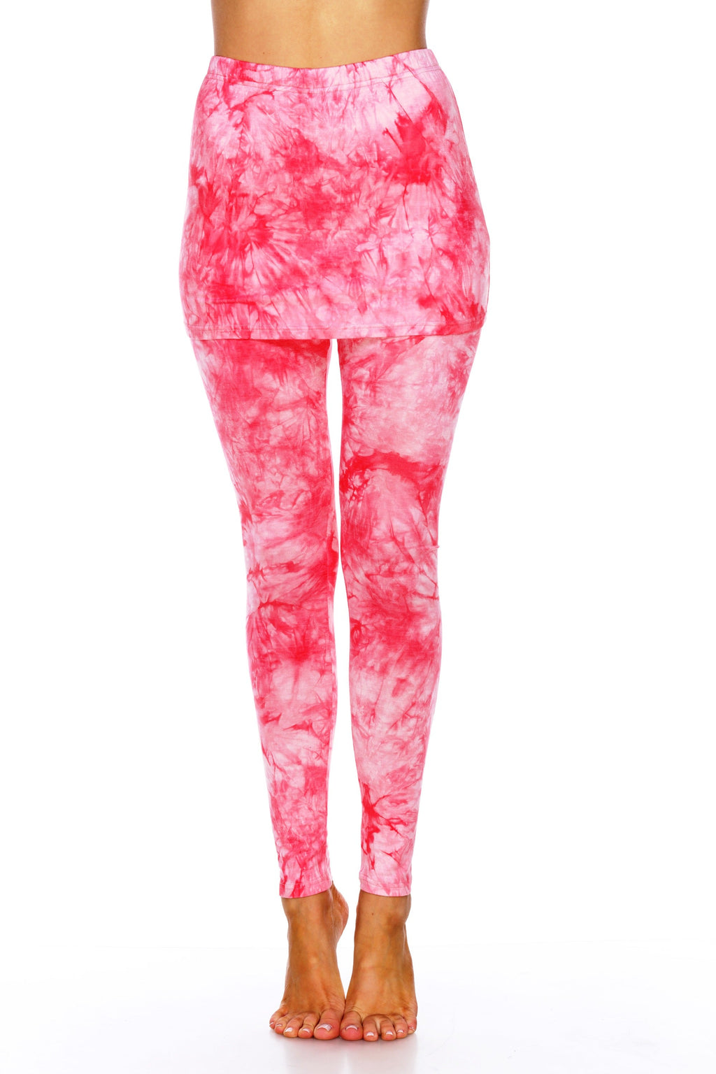 Tie Dye Skirted Leggings (6 Colors Available)