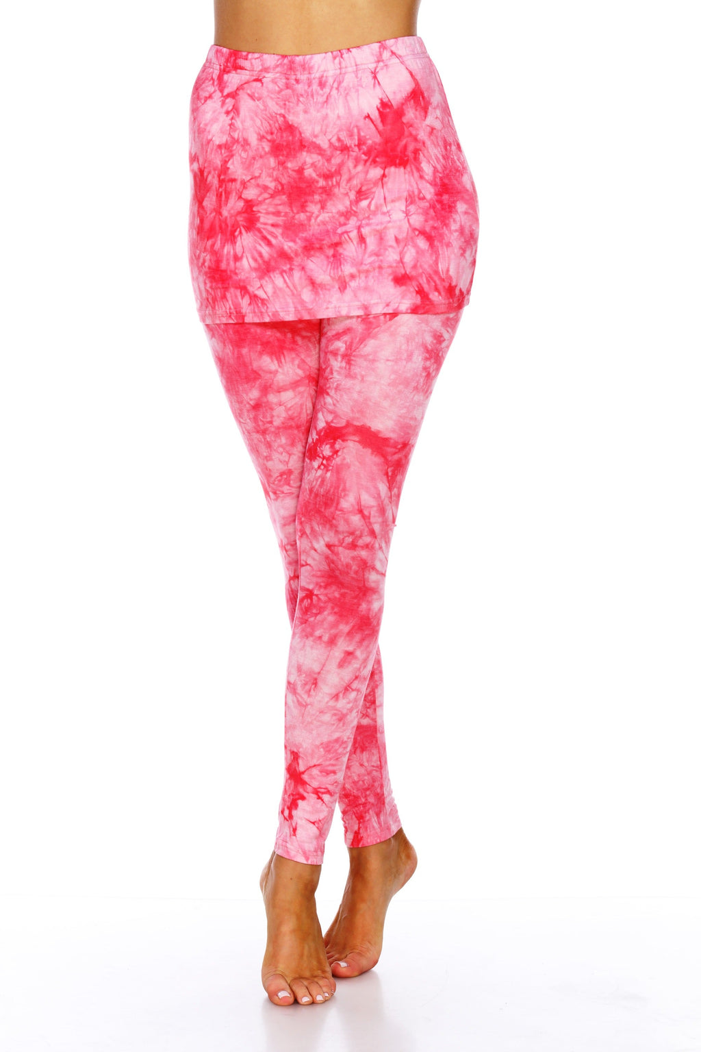 Tie Dye Skirted Leggings (6 Colors Available)