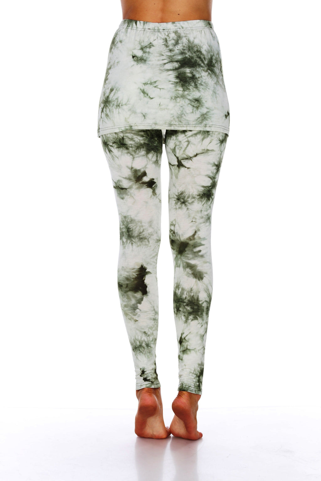 Tie Dye Skirted Leggings (6 Colors Available)