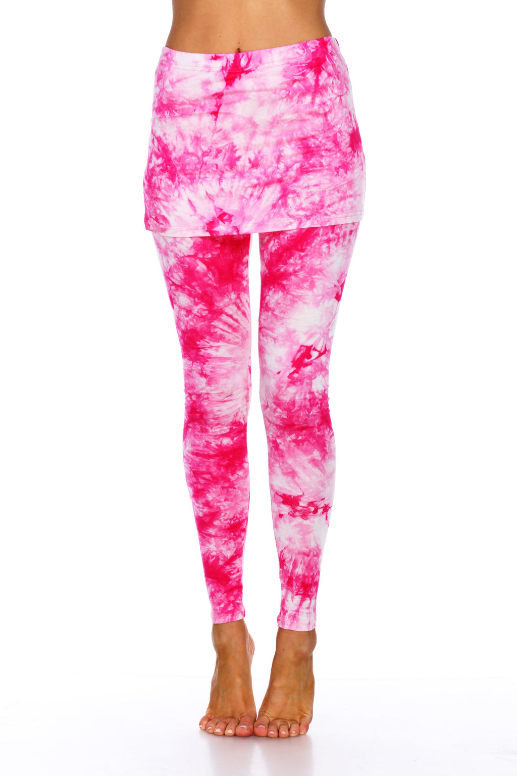 Tie Dye Skirted Leggings (6 Colors Available)