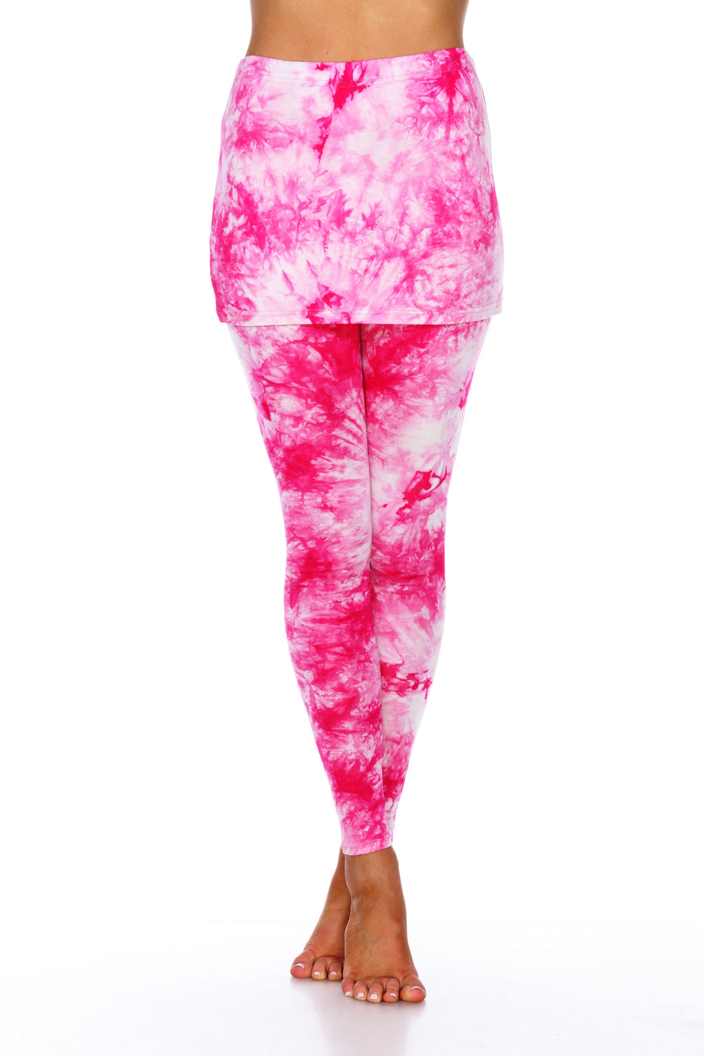 Tie Dye Skirted Leggings (6 Colors Available)