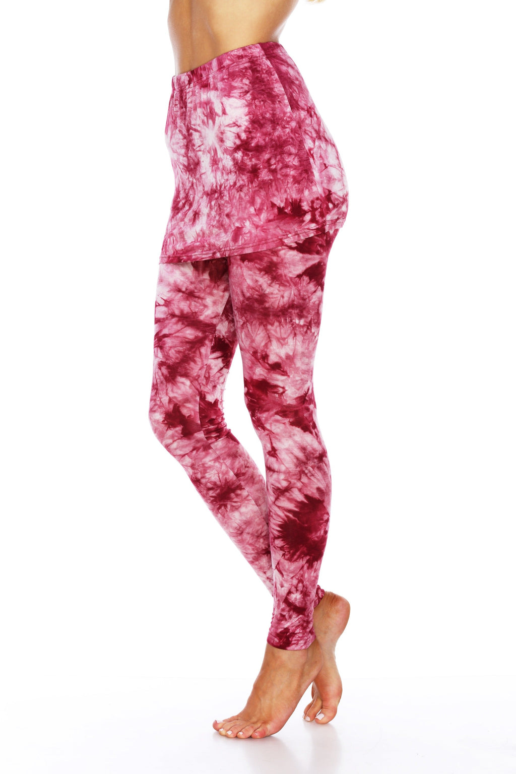 Tie Dye Skirted Leggings (6 Colors Available)