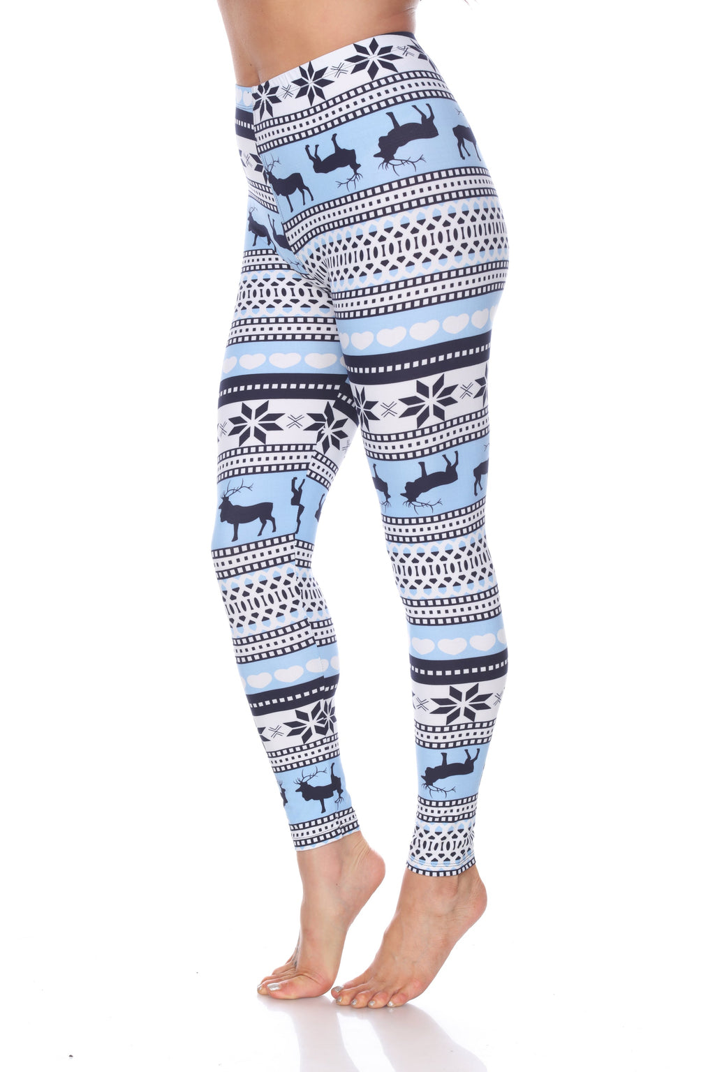 Women's Mid Rise Fits Most Printed Leggings (3 Colors Available)