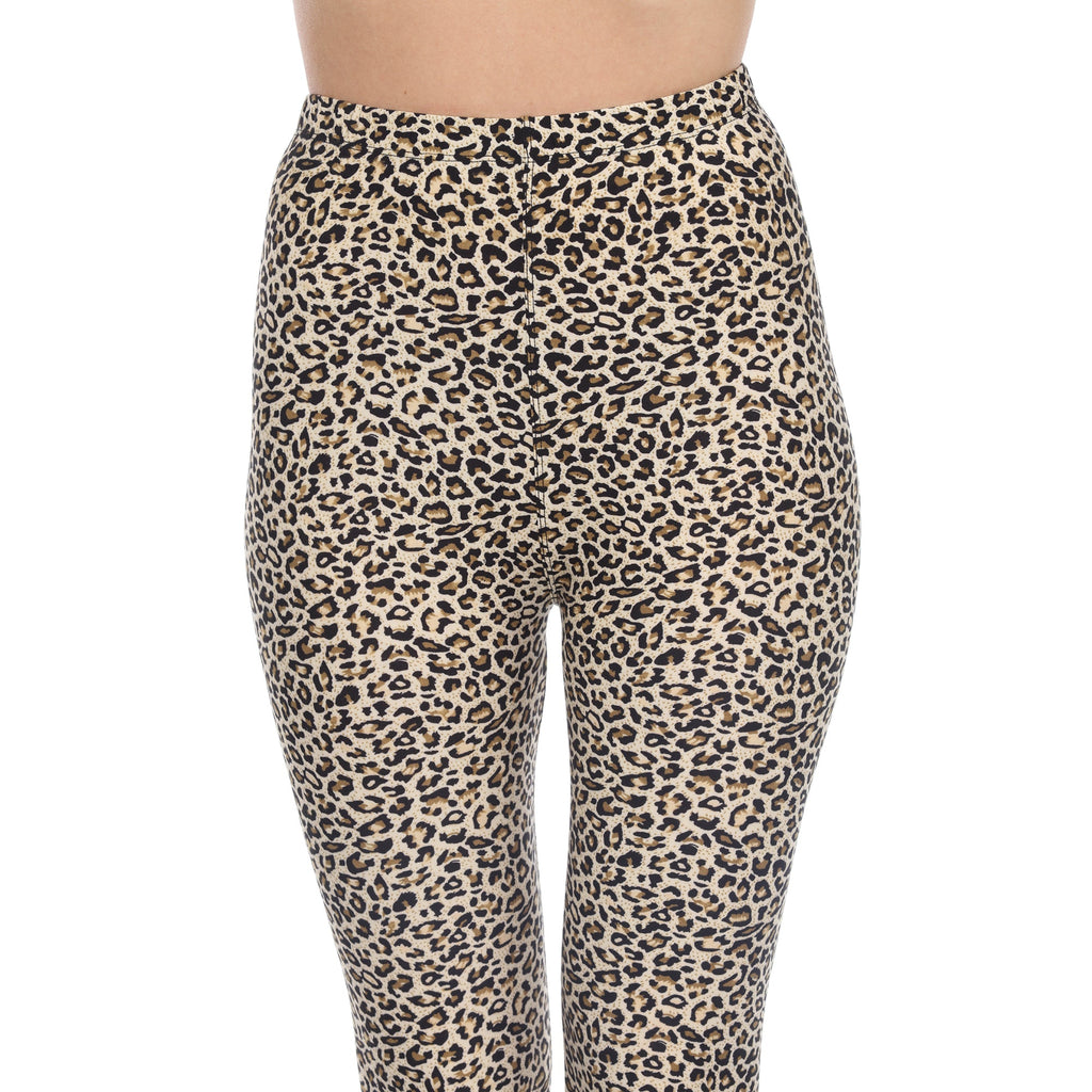 Women's Mid Rise Fits Most Printed Leggings (3 Colors Available)