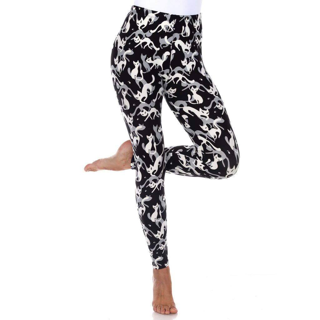 Super Soft Cat Printed Leggings (3 Colors Available)