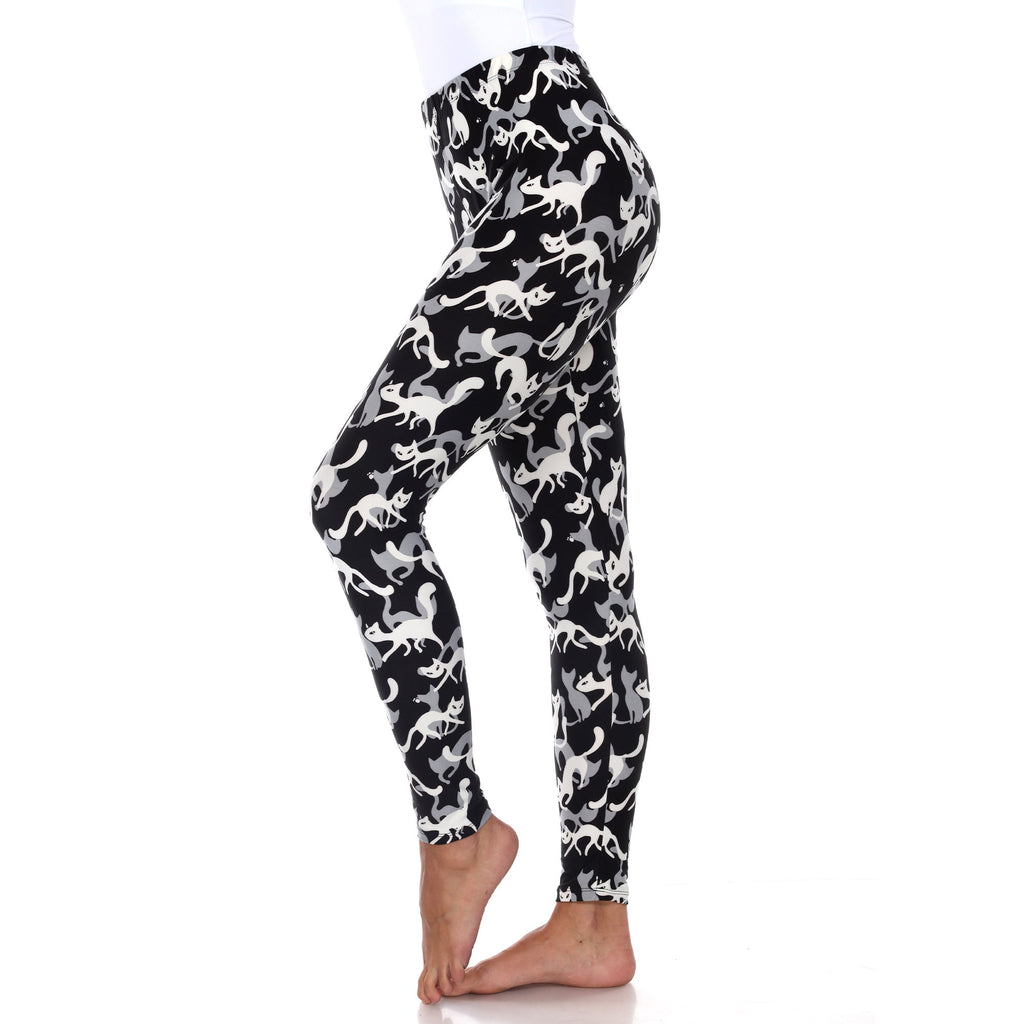 Super Soft Cat Printed Leggings (3 Colors Available)