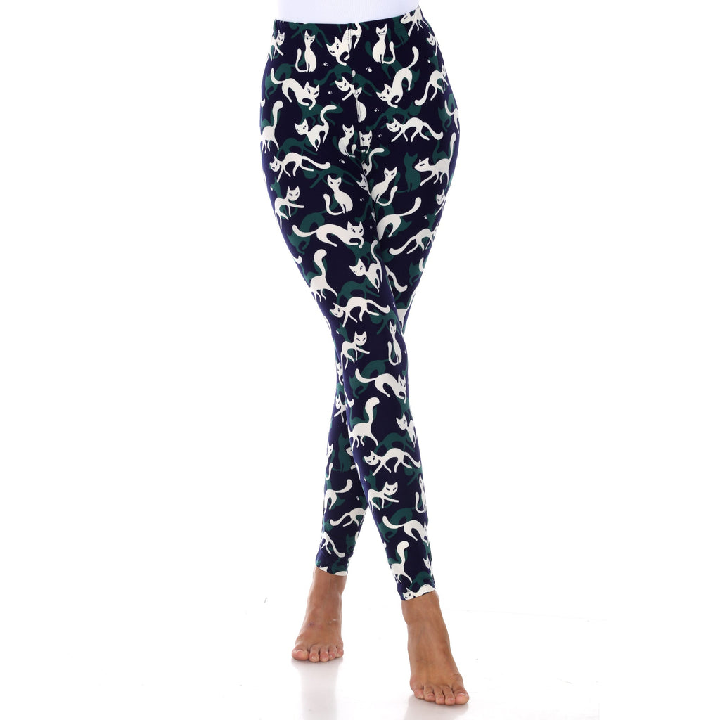 Super Soft Cat Printed Leggings (3 Colors Available)