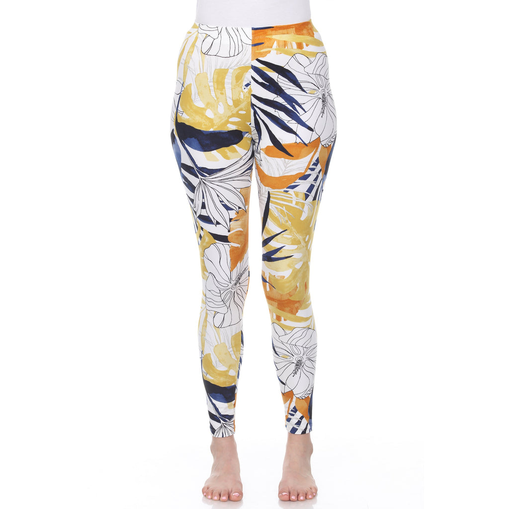 Super Soft Tropical Printed Leggings (4 Colors Available)