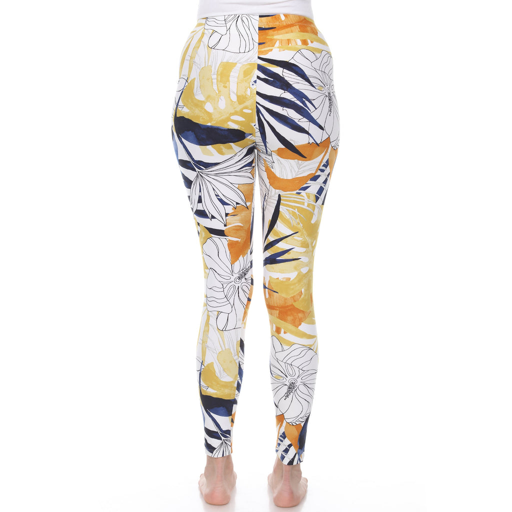 Super Soft Tropical Printed Leggings (4 Colors Available)