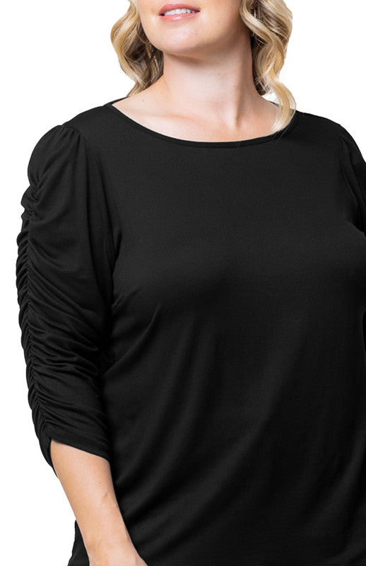 Reverie Ruched Top - Plus