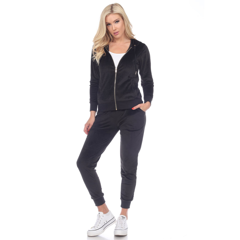 Women's 2 Piece Velour Tracksuit Set- 13 Colors Available