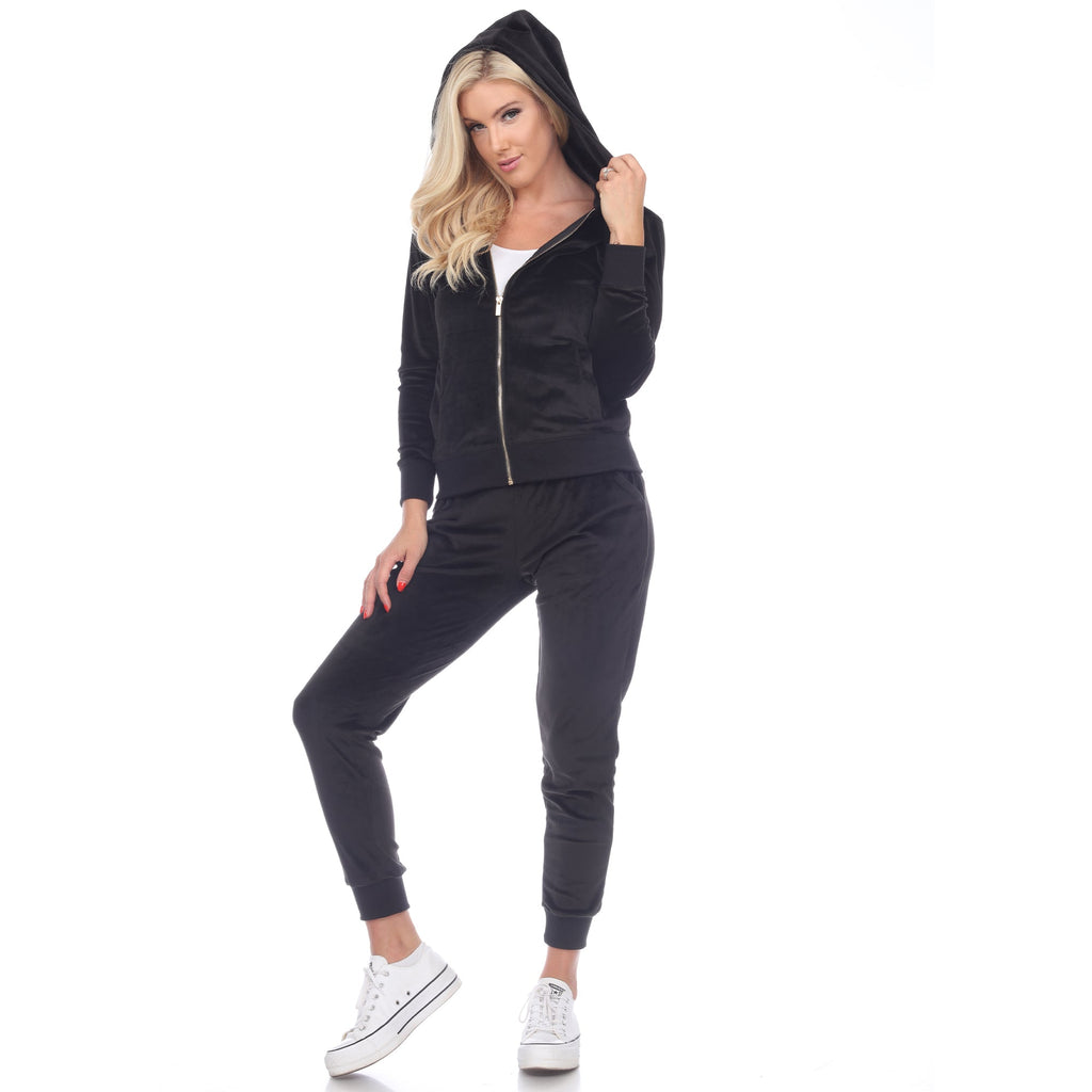 Women's 2 Piece Velour Tracksuit Set- 13 Colors Available