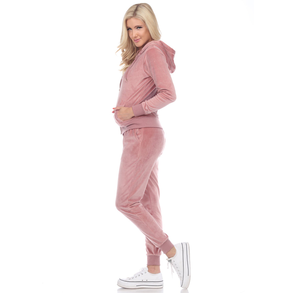 Women's 2 Piece Velour Tracksuit Set- 13 Colors Available