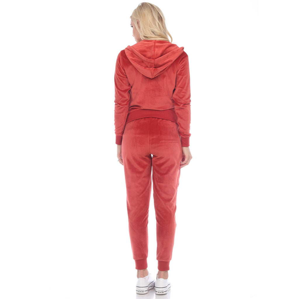 Women's 2 Piece Velour Tracksuit Set- 13 Colors Available