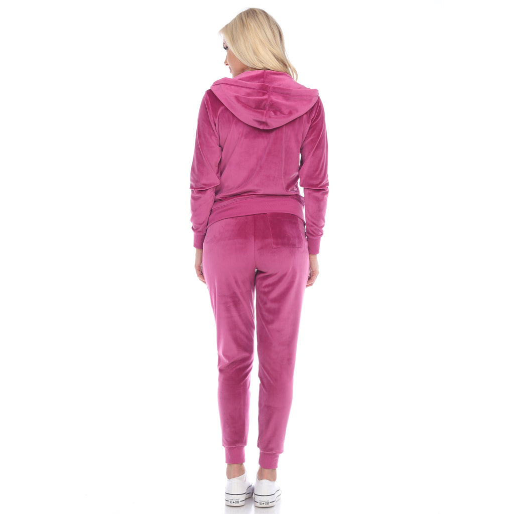 Women's 2 Piece Velour Tracksuit Set- 13 Colors Available