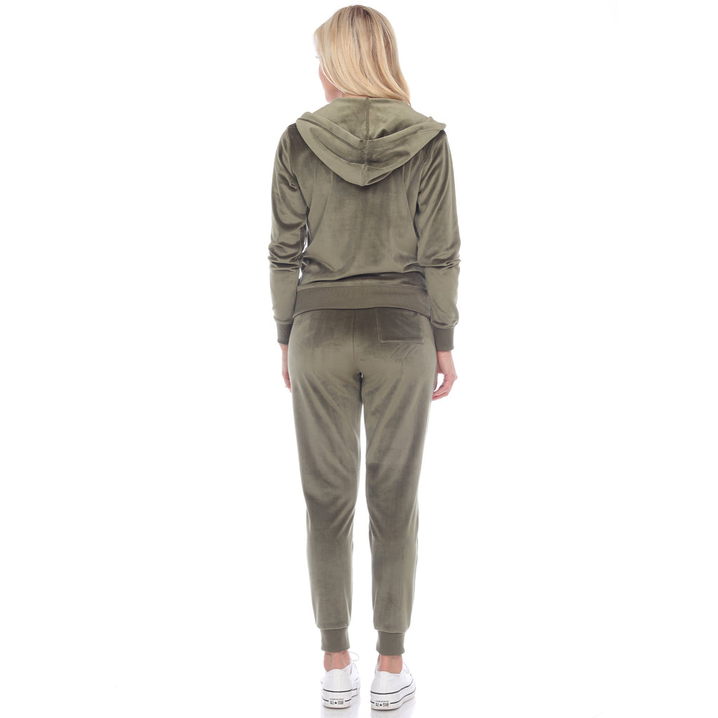 Women's 2 Piece Velour Tracksuit Set- 13 Colors Available