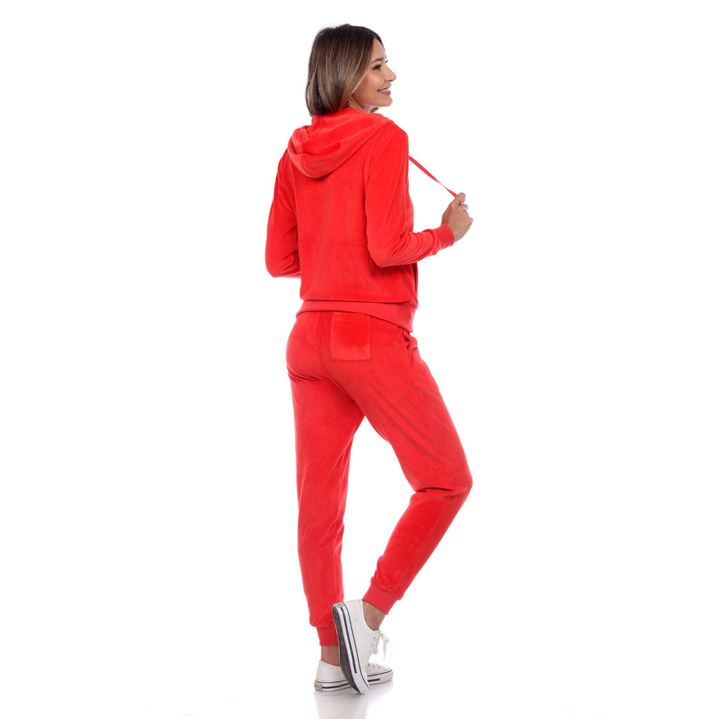 Women's 2 Piece Velour Tracksuit Set- 13 Colors Available