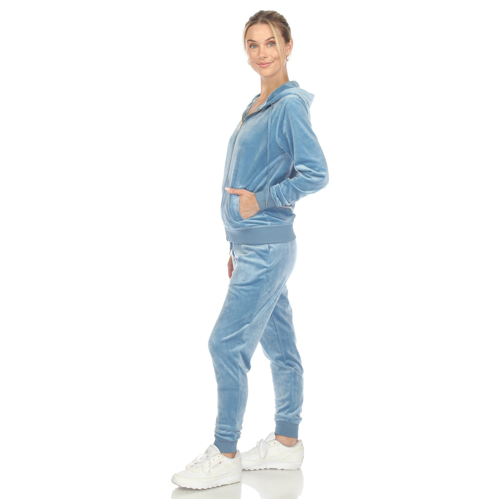 Women's 2 Piece Velour Tracksuit Set- 13 Colors Available