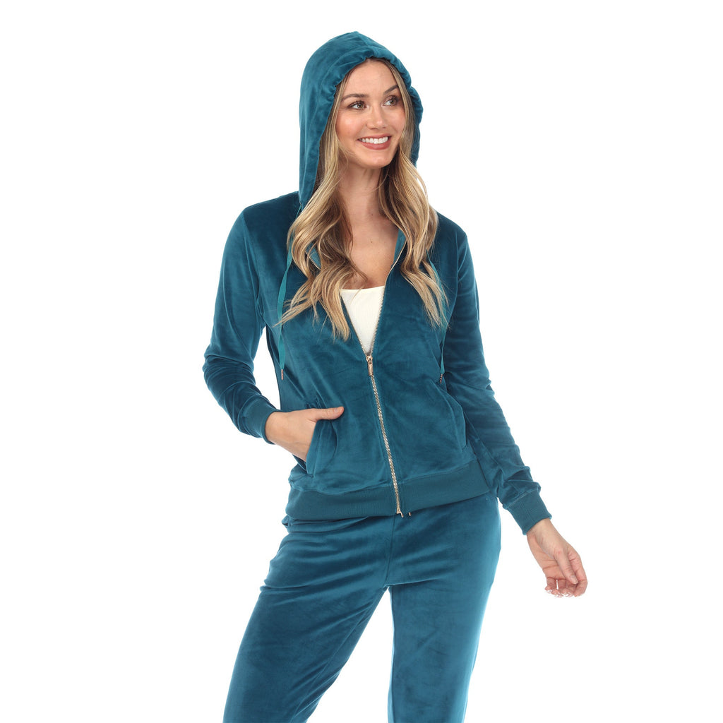 Women's 2 Piece Velour Tracksuit Set- 13 Colors Available