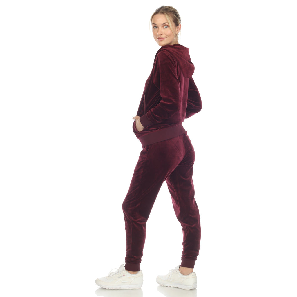 Women's 2 Piece Velour Tracksuit Set- 13 Colors Available