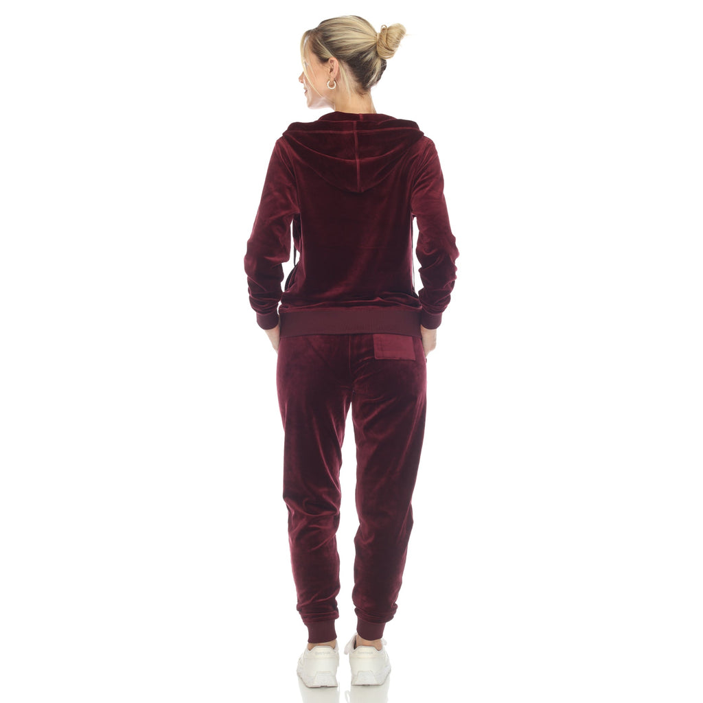 Women's 2 Piece Velour Tracksuit Set- 13 Colors Available