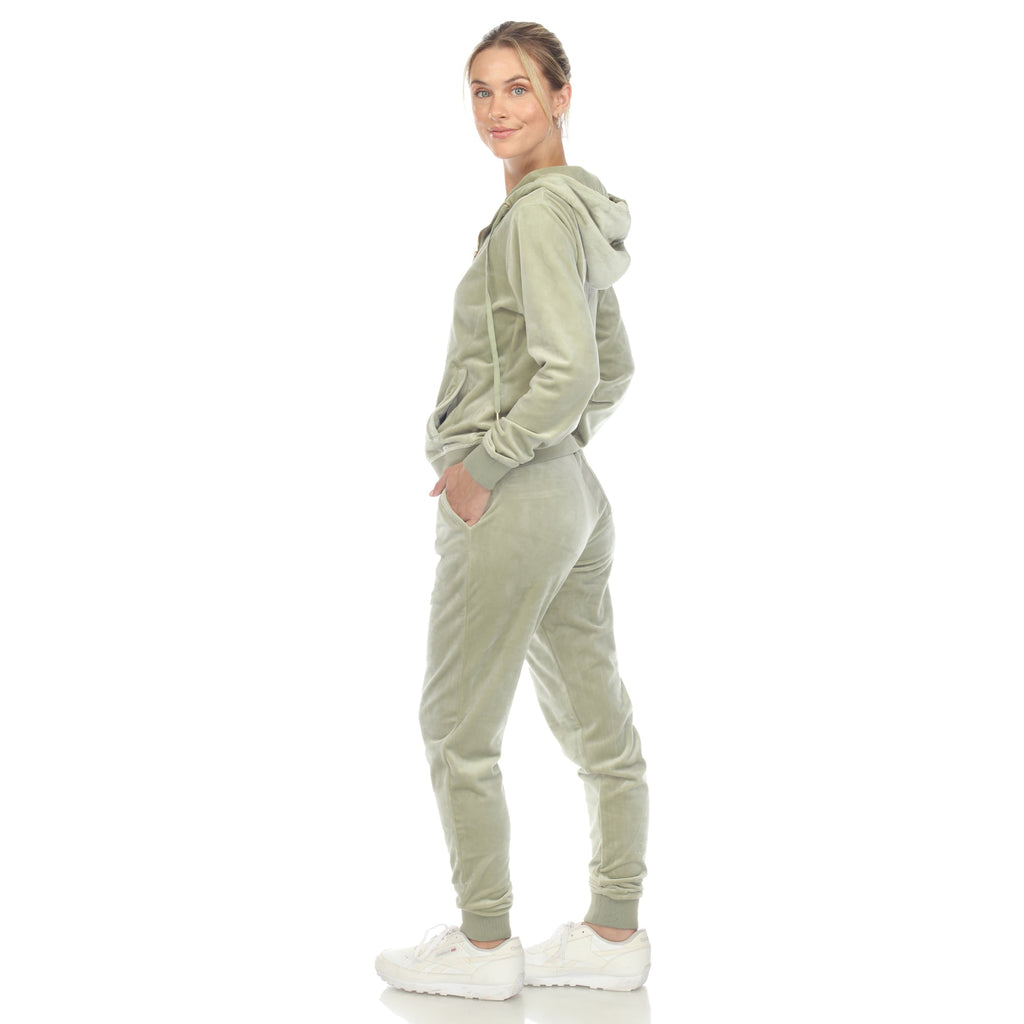 Women's 2 Piece Velour Tracksuit Set- 13 Colors Available