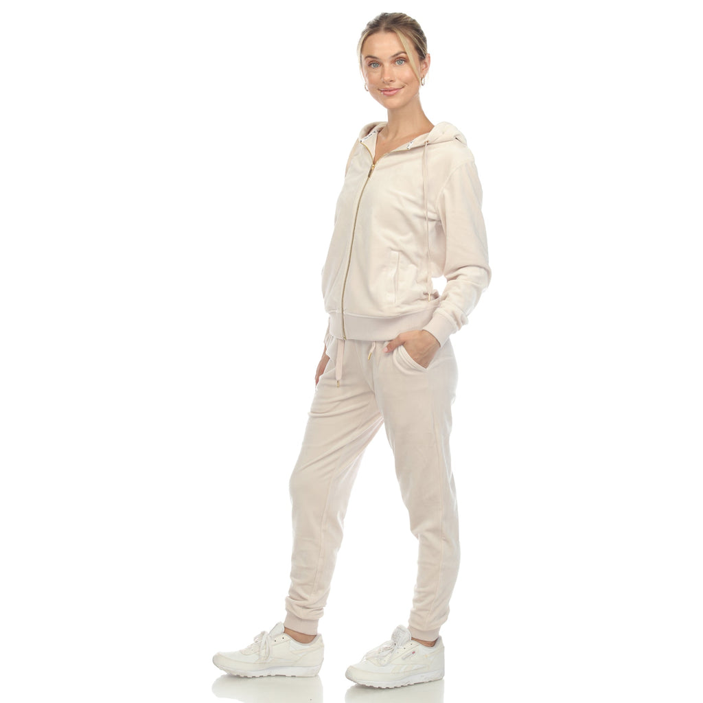 Women's 2 Piece Velour Tracksuit Set- 13 Colors Available