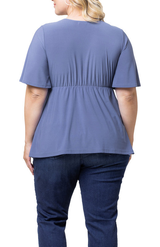 Abby Twist Front Top - Plus