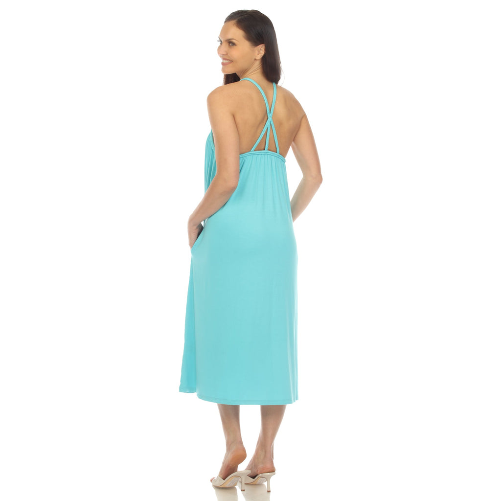 Women's Braided Strap Midi Dress (3 Colors Available)