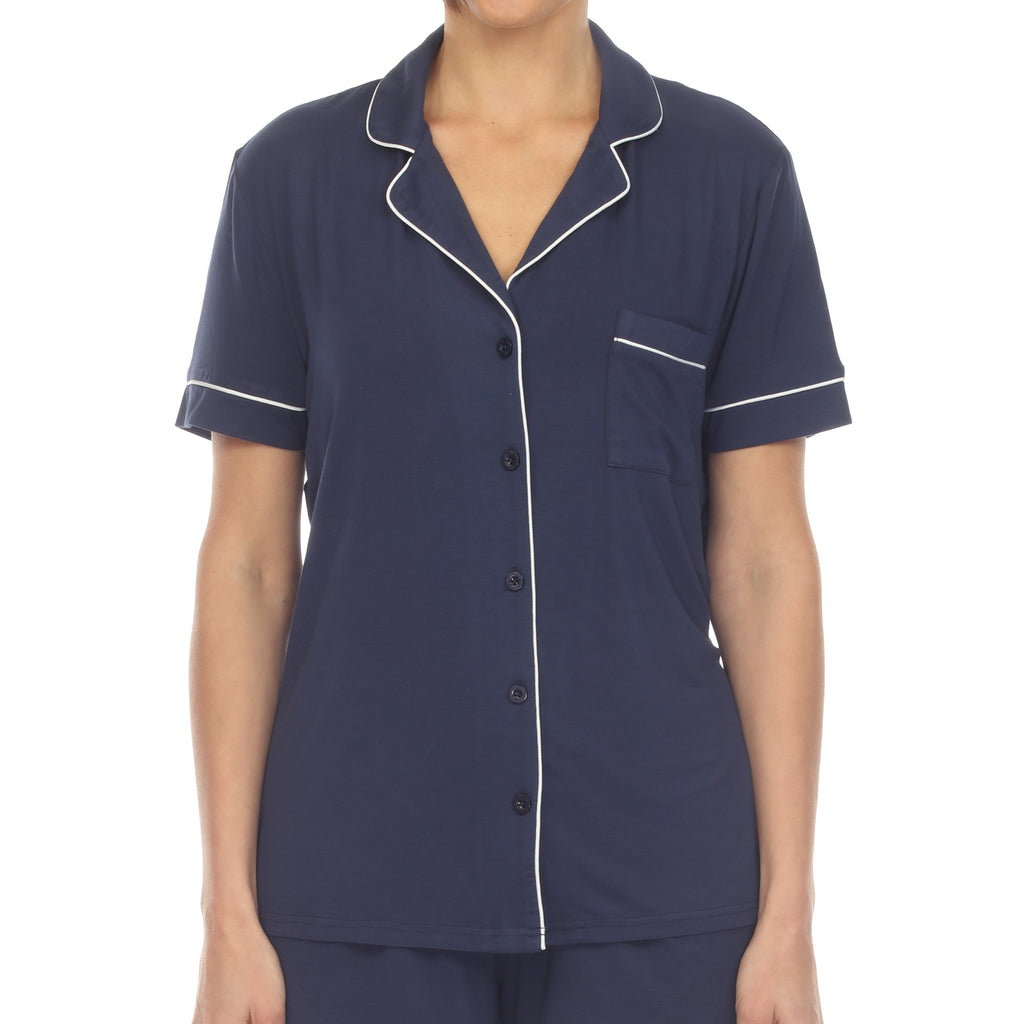 Women's Short Sleeve Bamboo Pajama Set