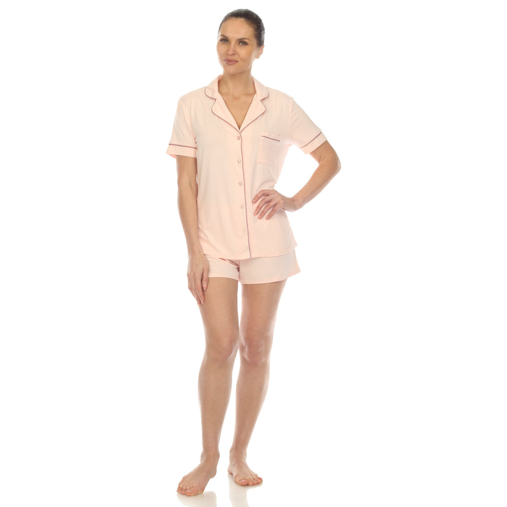 Women's Short Sleeve Bamboo Pajama Set