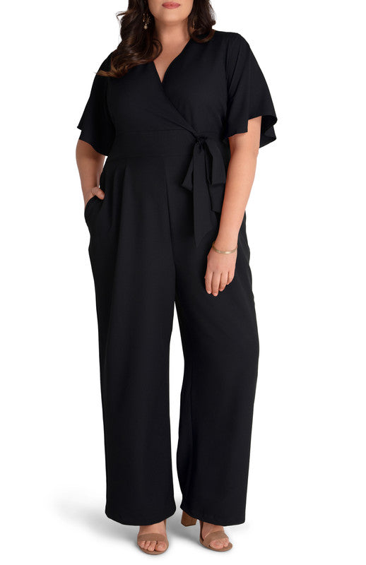 Charisma Crepe Jumpsuit - Plus