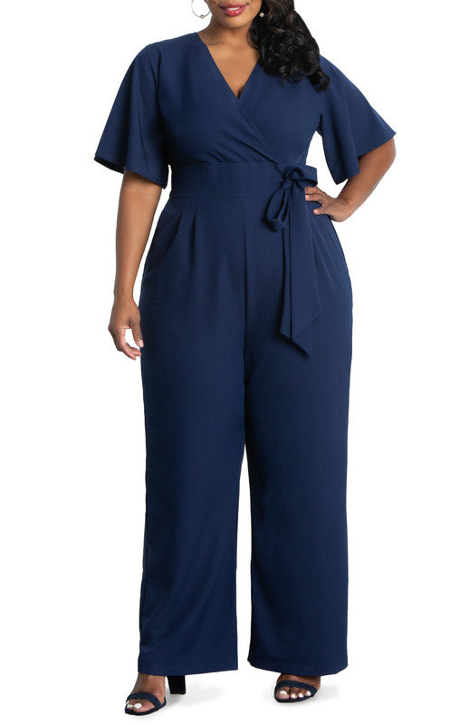 Charisma Crepe Jumpsuit - Plus